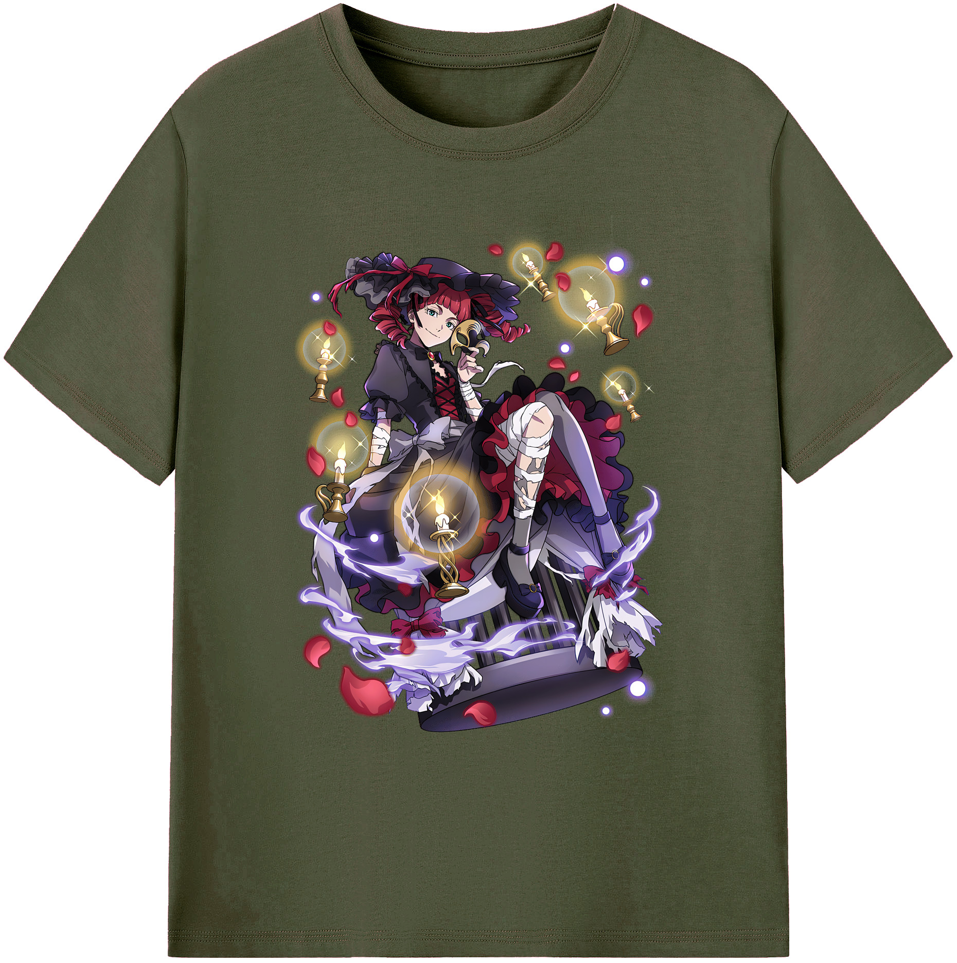 （画像用） 文豪ストレイドッグス Bungo Stray Dogs 綿100％ メンズ半袖Tシャツ｜肌触りやわらか＆通気性